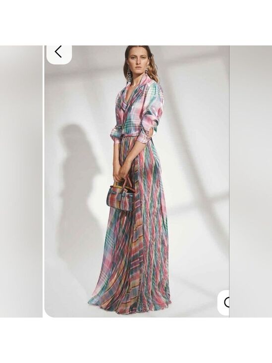 Ralph Lauren Purple Label Dresses & Skirts - Ralph Lauren Purple Label Taylah Madras Evening Dress